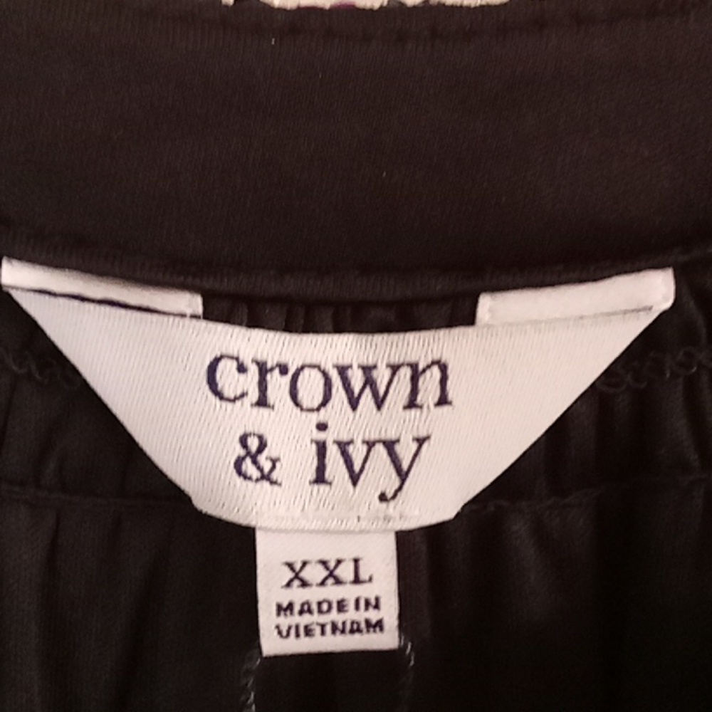 NEW CROWN & IVY Vneck Long Sleeves Festival Size XXL Sequins Multi Colors B4 X P - Picture 9 of 12